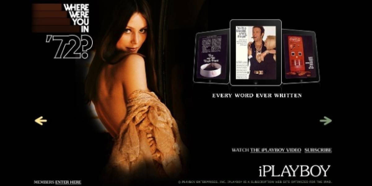La Revista Playboy sin censura en tu iPad