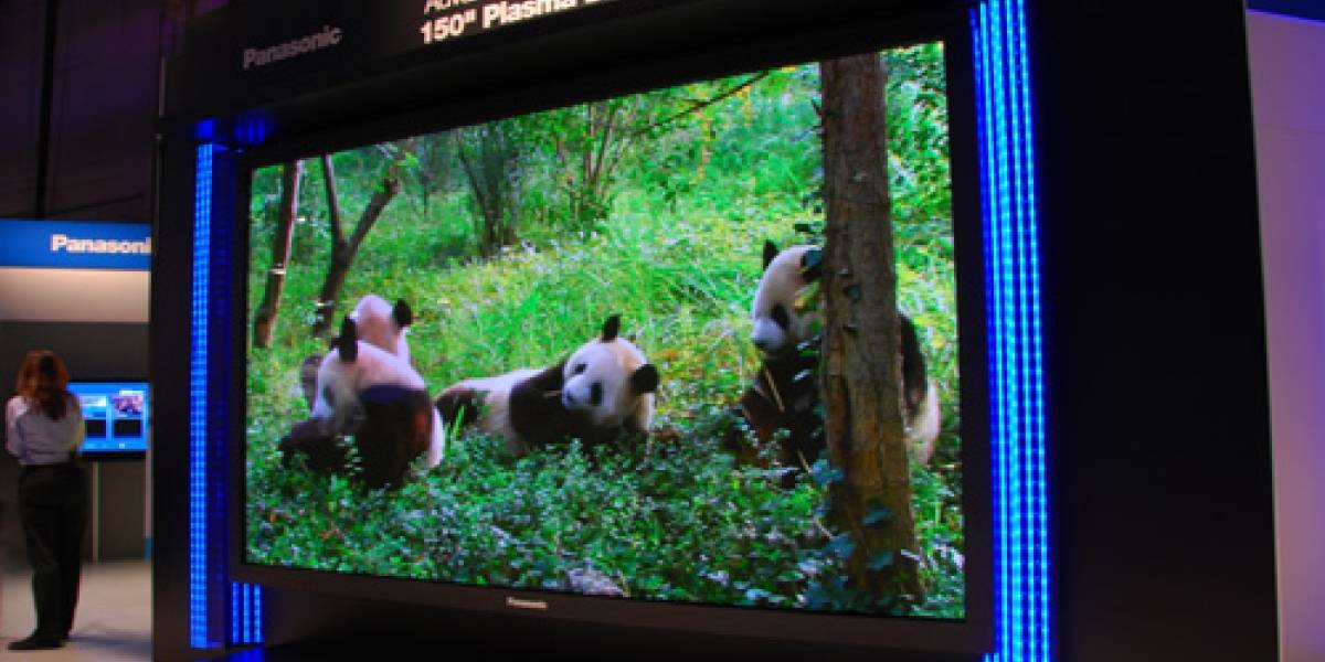 CES 2008: Panasonic y el plasma más grande del mundo: ¡150 pulgadas!
