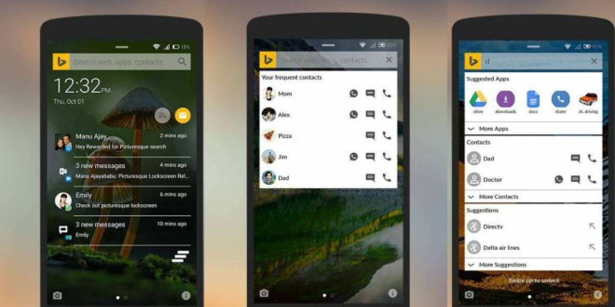 Microsoft implementa búsquedas y más opciones en Picturesque para Android