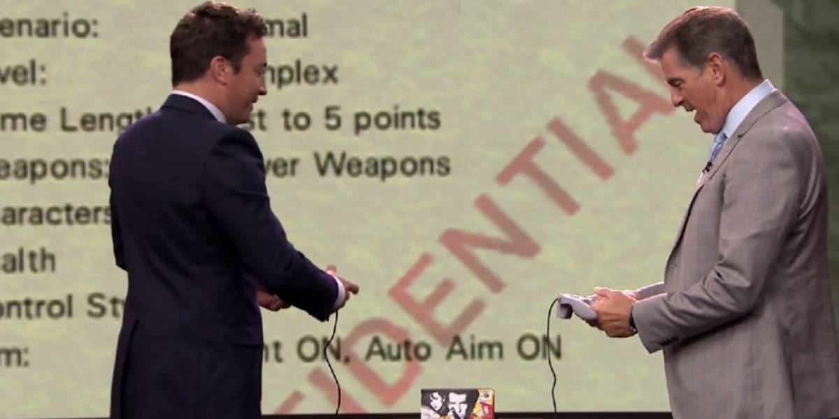 Pierce Brosnan jugó GoldenEye 007 en el programa de Jimmy Fallon