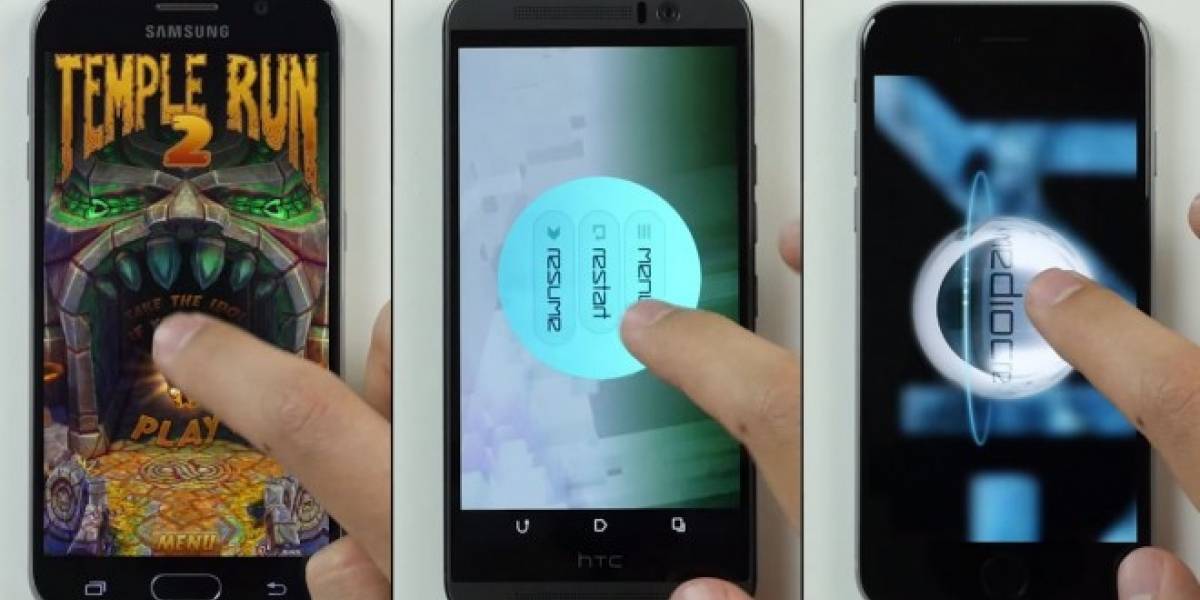Galaxy S6, iPhone 6 y HTC One M9 se enfrentan en una prueba de velocidad