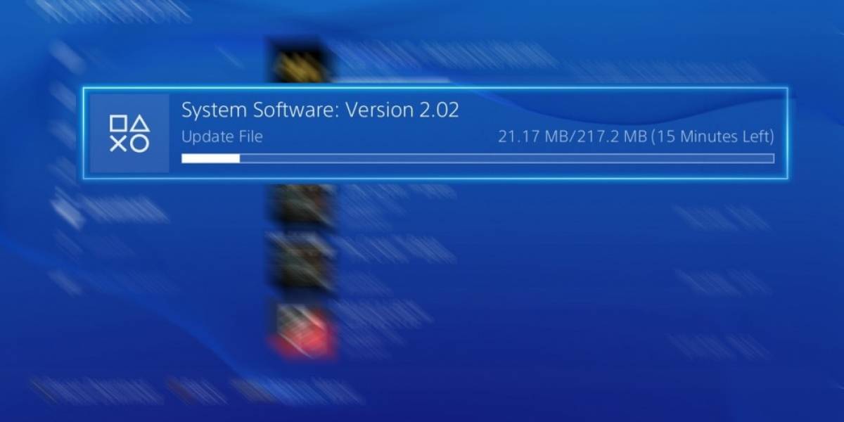 PlayStation 4 se actualiza a su versión 2.02