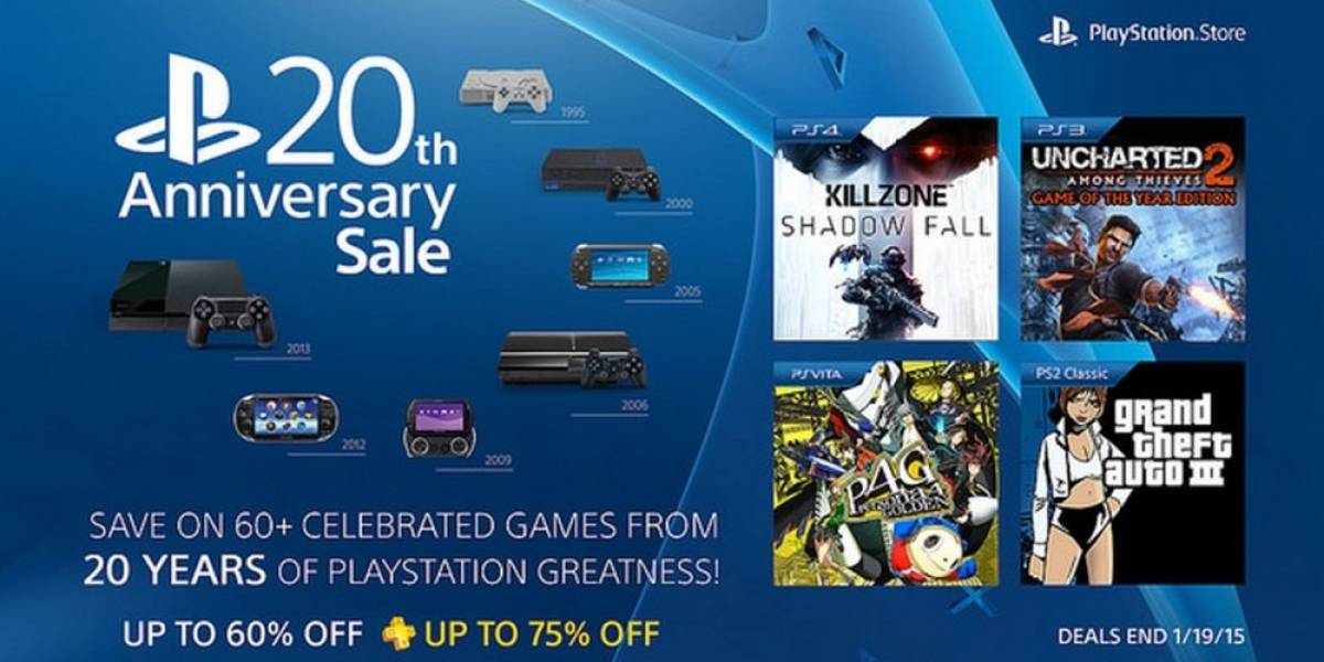 Sony arranca venta especial de aniversario en PlayStation Store