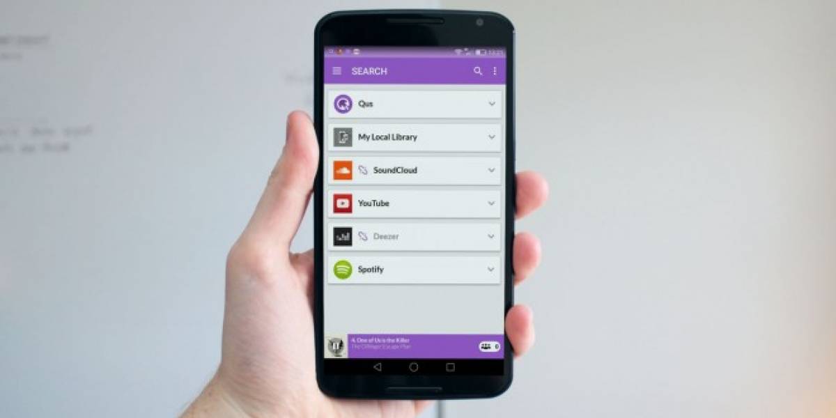 Escucha música de Spotify, YouTube y más con esta app para Android