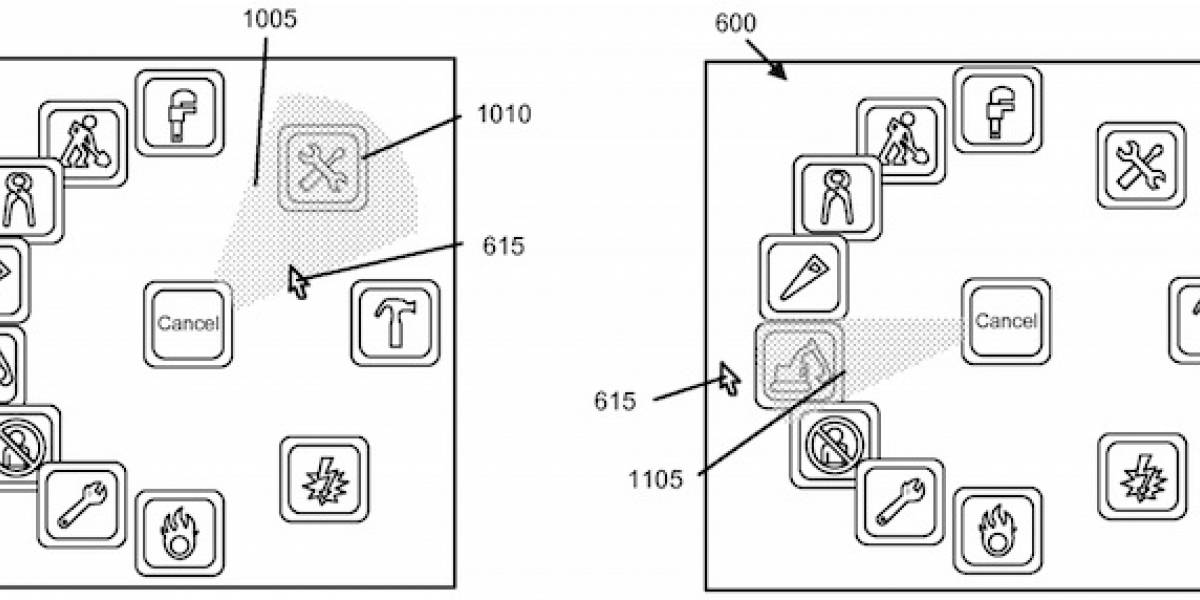 Apple patenta menú de tipo radial para sus dispositivos