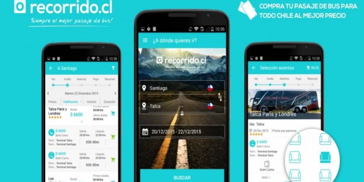 Recorrido.cl lanza su aplicación para móviles
