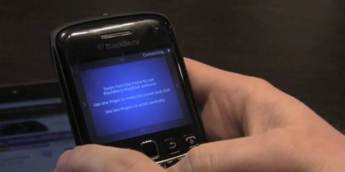 CES 2012: Usando el BlackBerry como teclado y mouse del PlayBook (Video)