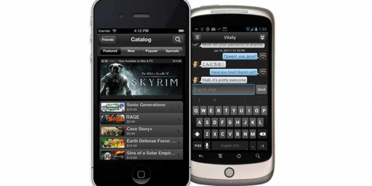 Valve ya tiene aplicación para iOS y Android de Steam