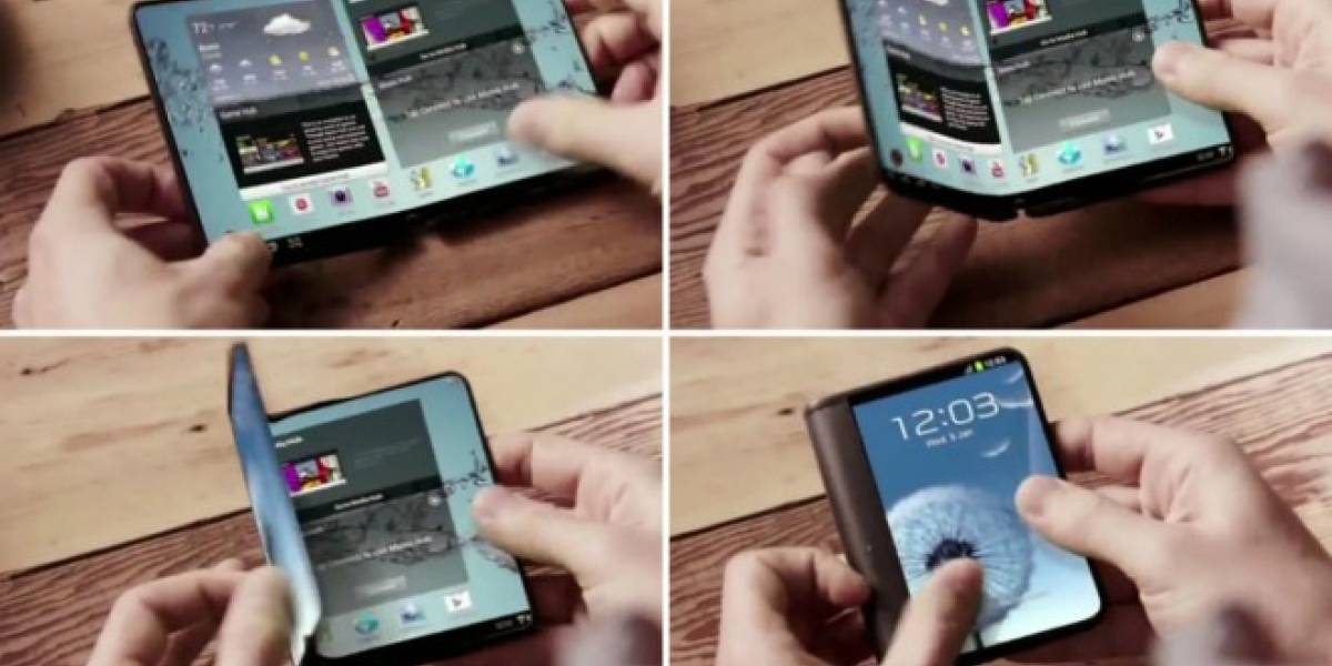 Nueva patente muestra el sistema plegable del Samsung Galaxy X