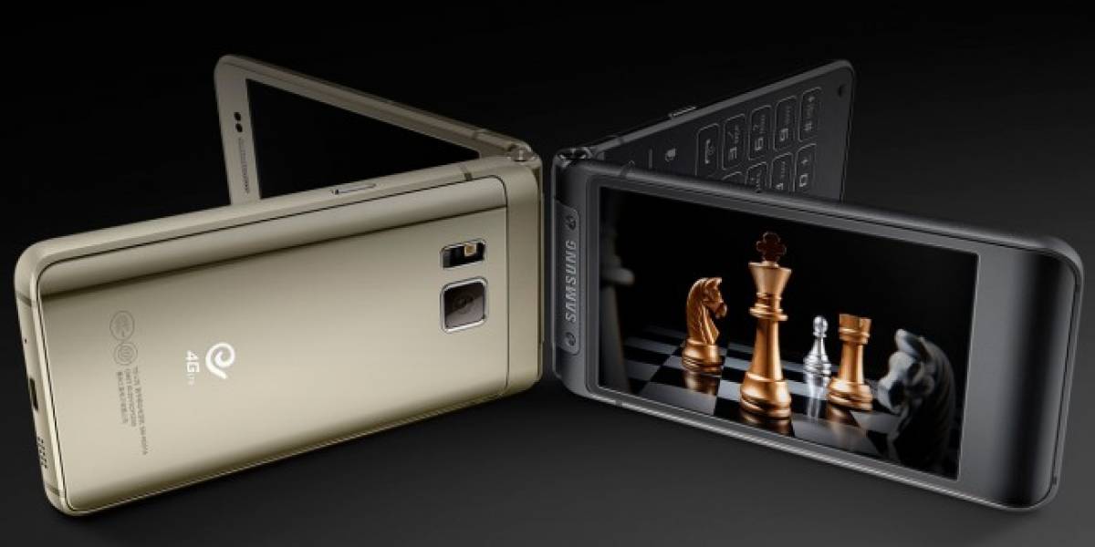 Samsung W2016 es un smartphone gama alta de tipo almeja