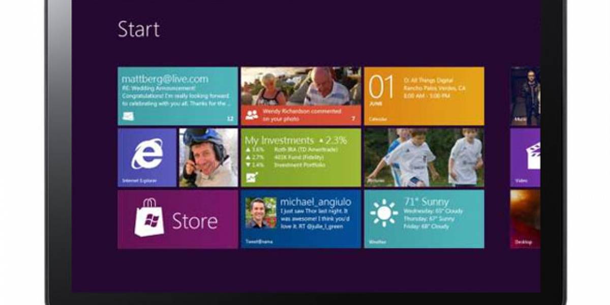Microsoft define estándar mínimo para tablets con Windows 8