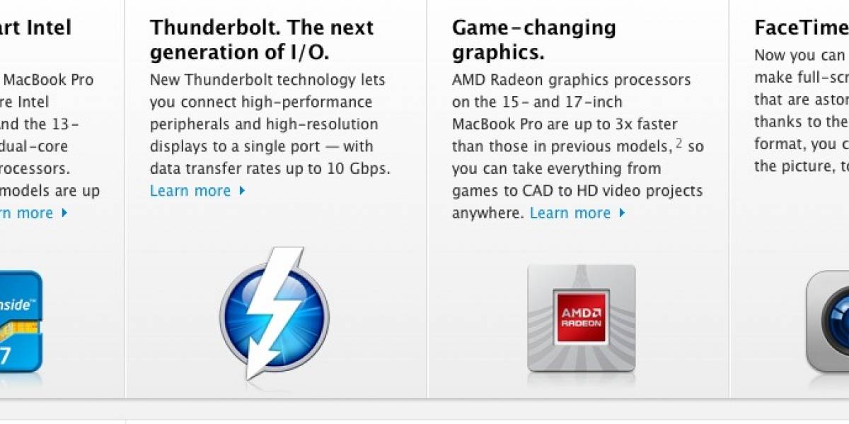 Salen del horno los renovados MacBook Pro con Core i5/i7 y Thunderbolt