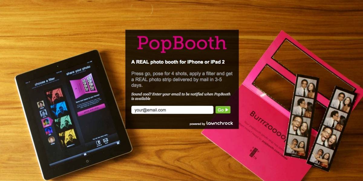 PopBooth convierte tu iPhone o iPad 2 en una cabina de fotos imprimibles