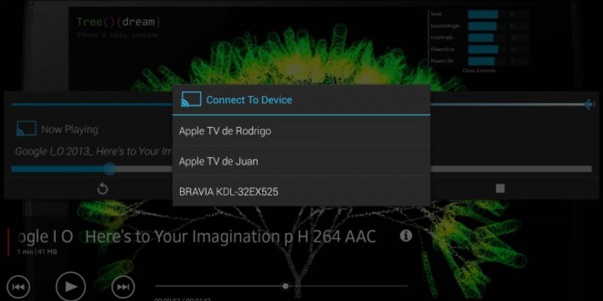 Transmite videos desde tu Android a dispositivos DLNA y Apple TV con AllCast