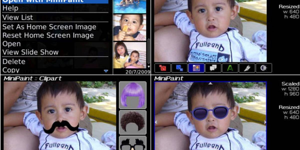 MiniPaint, una app de BlackBerry que ya ha sido descargada más de 68 mil veces