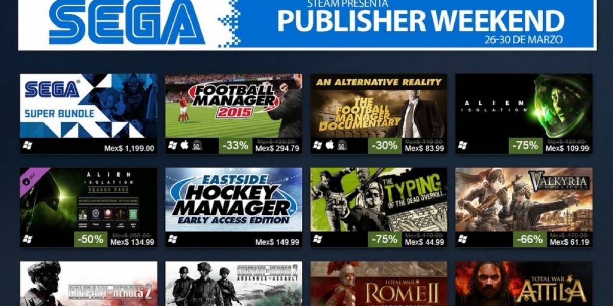 Steam presenta fin de semana de ofertas de Sega