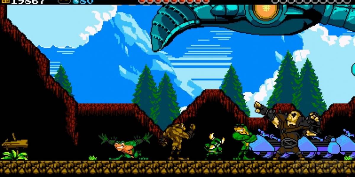 La épica batalla contra los Battletoads en Shovel Knight