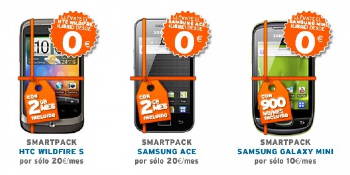 España: Simyo lanza 'Smartpacks' y ofrece terminales Android a sus clientes
