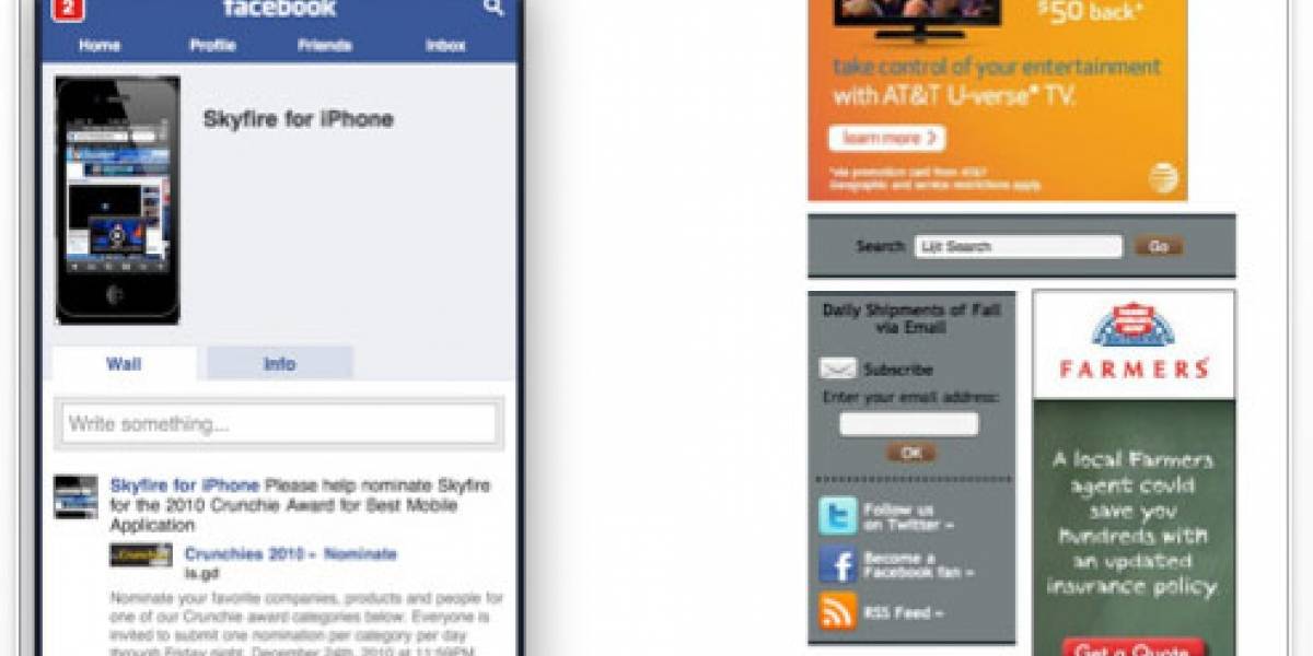Skyfire llega finalmente al iPad con soporte para Flash y otras novedades