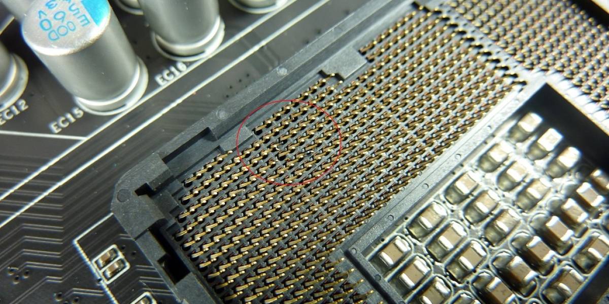 Problema de pines del socket quemados retorna a LGA 1155