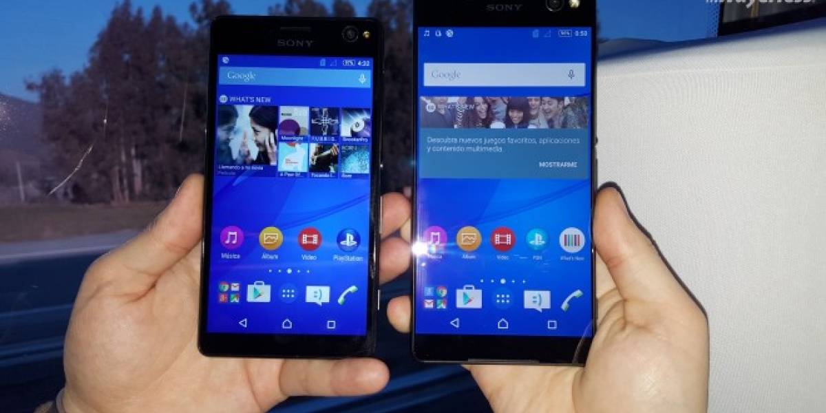 Sony Xperia presentó en Chile a los nuevo Xperia C4 y C5 Ultra