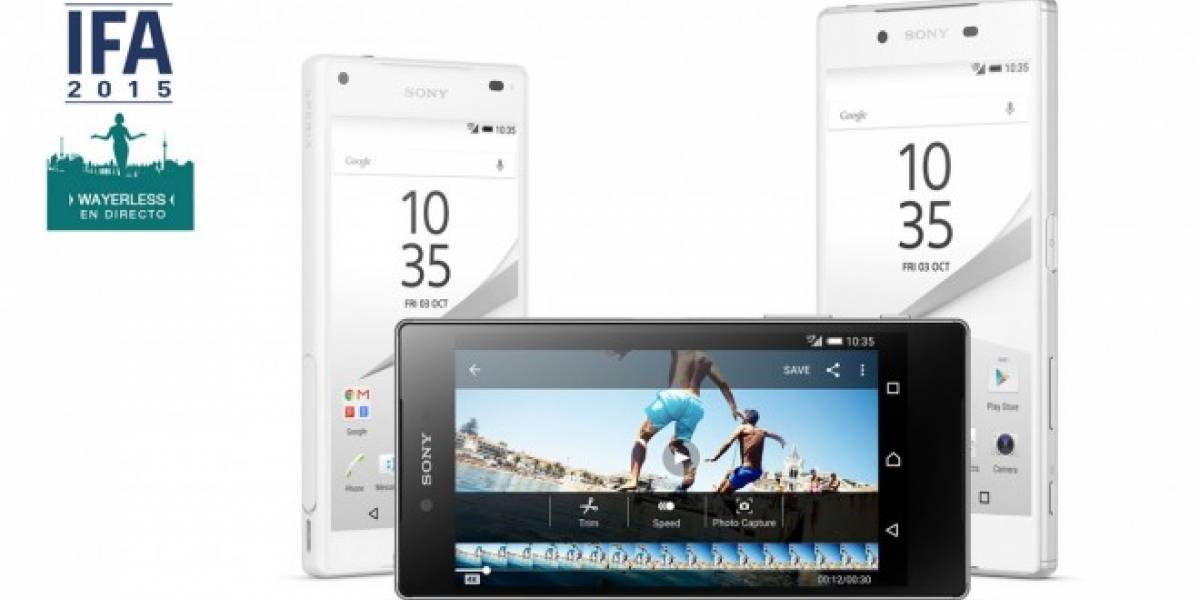Sony Xperia Z5, Z5 Compact y Z5 Premium hacen su arribo oficial #IFA15
