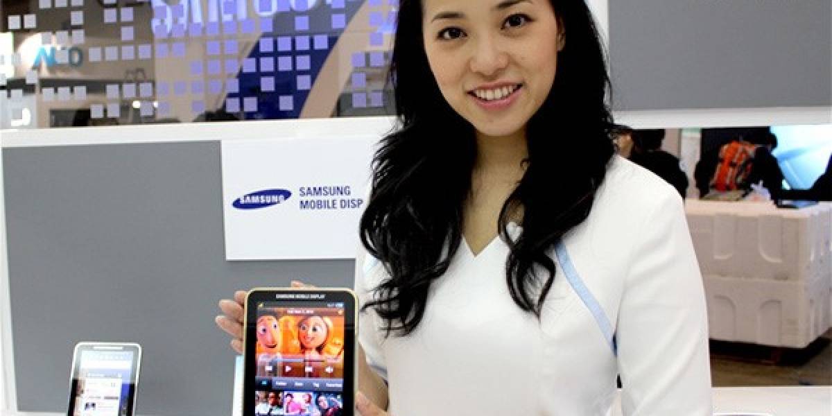 Samsung muestra un Galaxy Tab con pantalla Super AMOLED