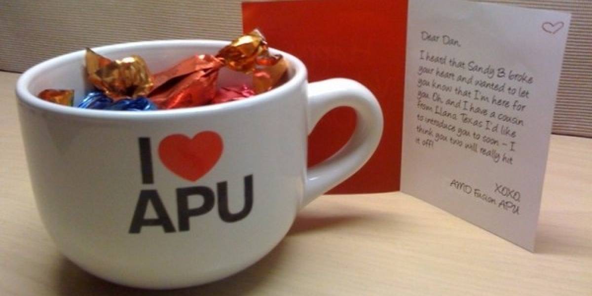 El particular saludo de San Valentín que hizo AMD