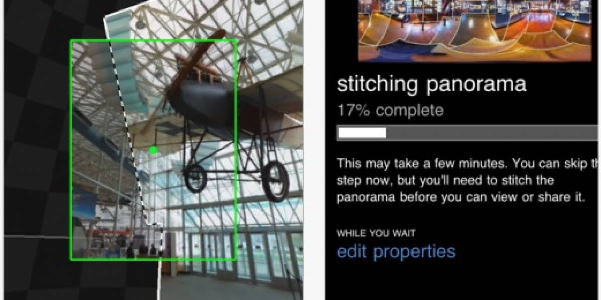Microsoft Photosynth te permite crear Panoramas en tu iOS