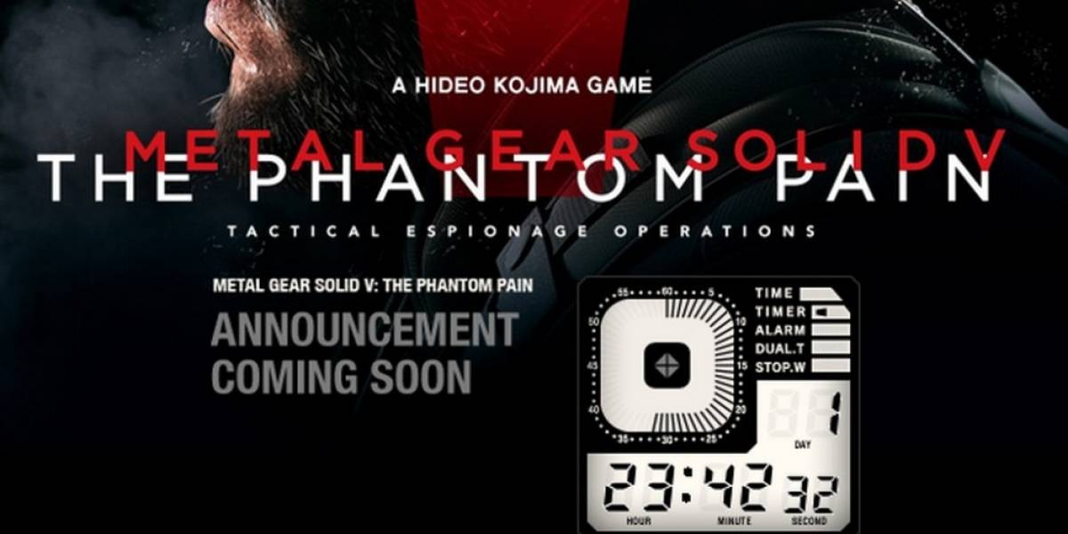 Se viene anuncio sobre Metal Gear Solid V: The Phantom Pain