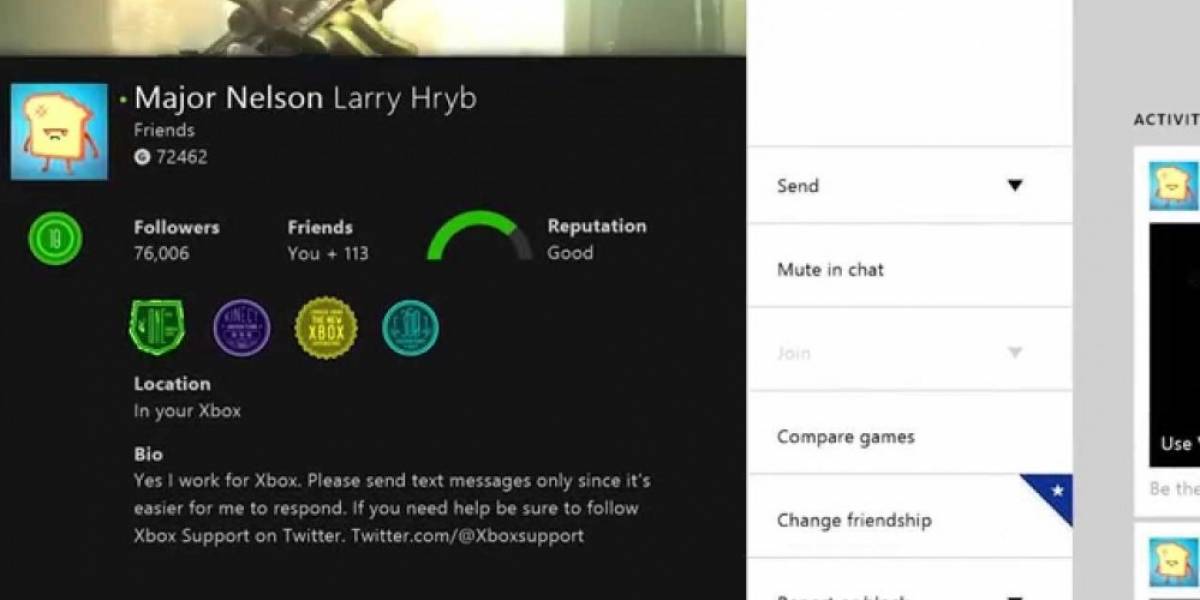 Detalles de la actualización de noviembre para Xbox One