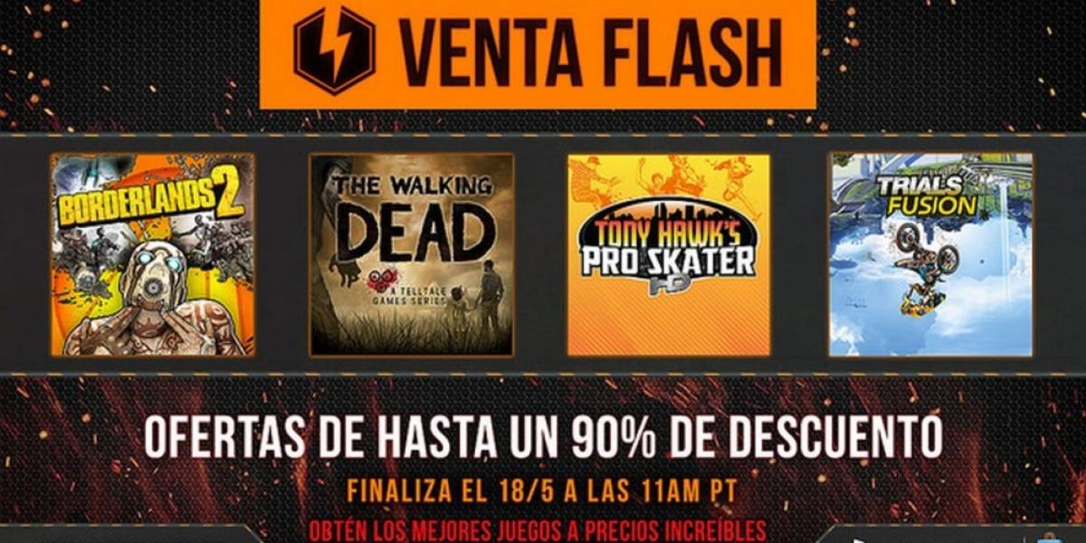 Venta Relámpago en PSN con descuentos de hasta el 90%