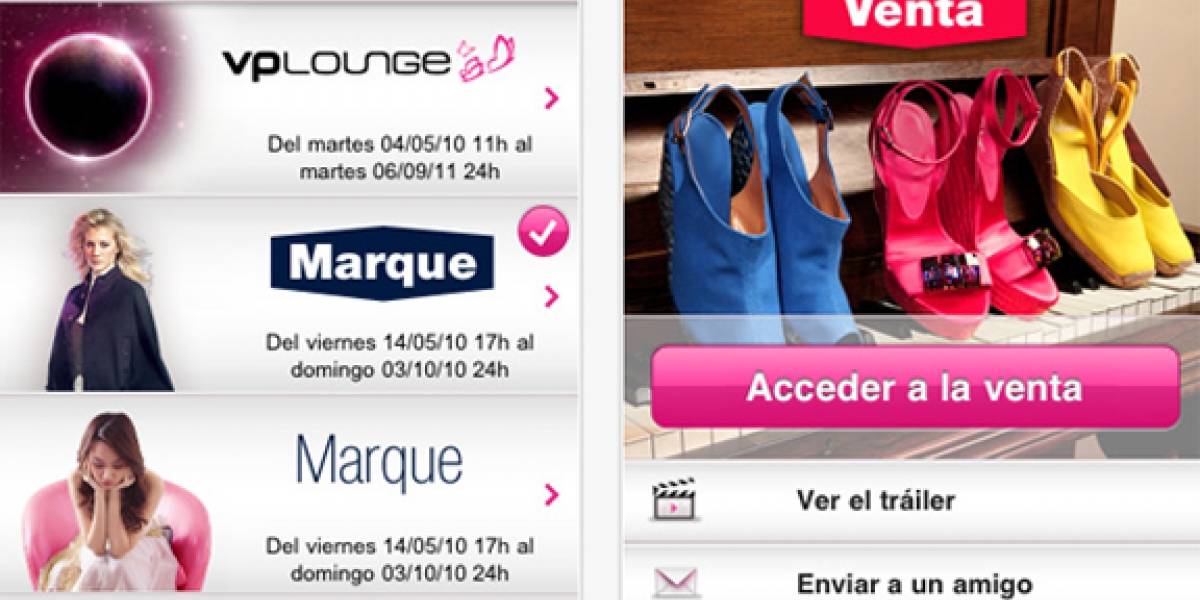Vente-privee transforma tu iPad en un club de compras privado