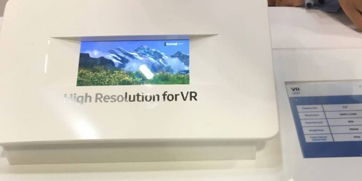 Samsung trabaja en pantallas 4K diseñadas para celulares y realidad virtual