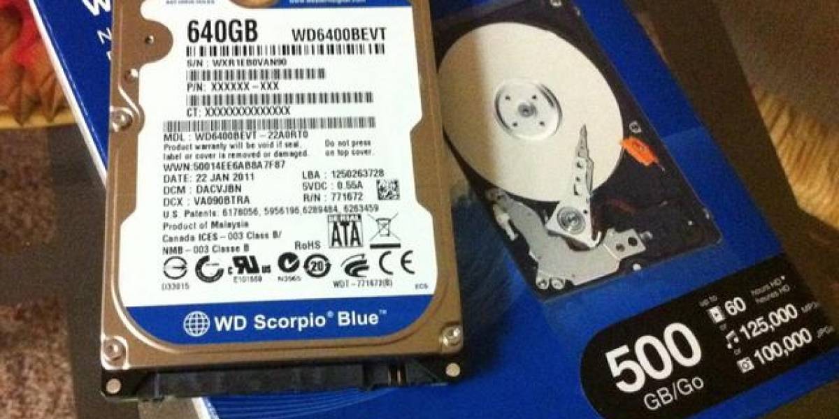 Western Digital regala algunos gigabytes extra en sus discos duros