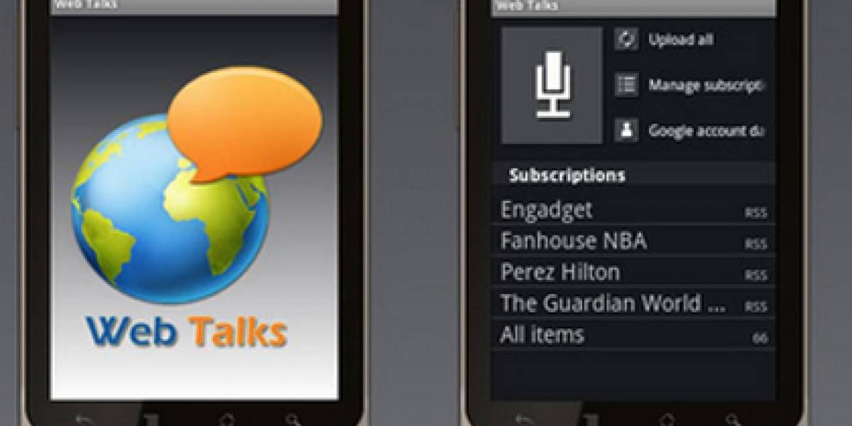 Web Talks: Una app para que tu Android 'te lea' las webs