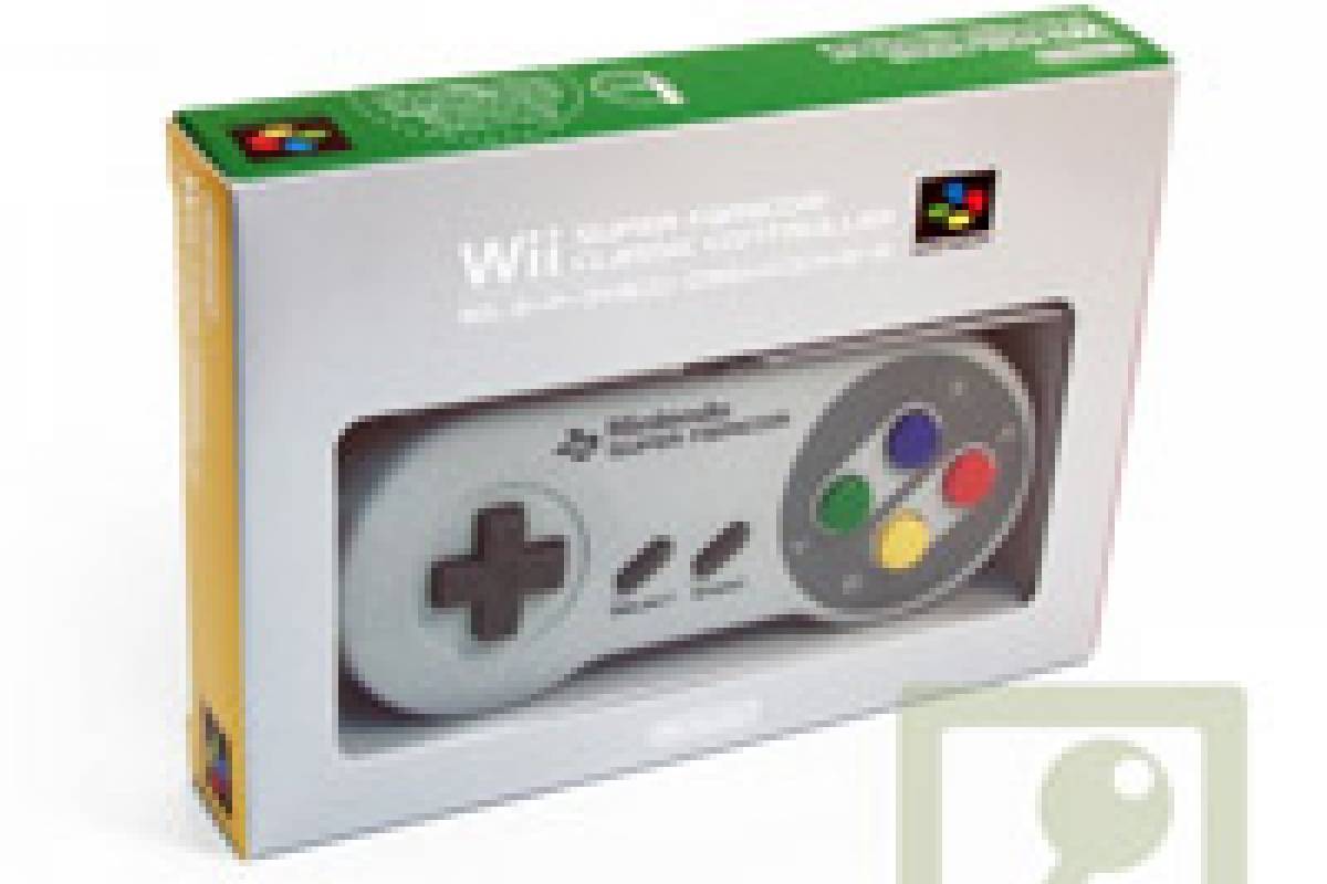 Lleva un Wii mote que luce como un pad de Snes