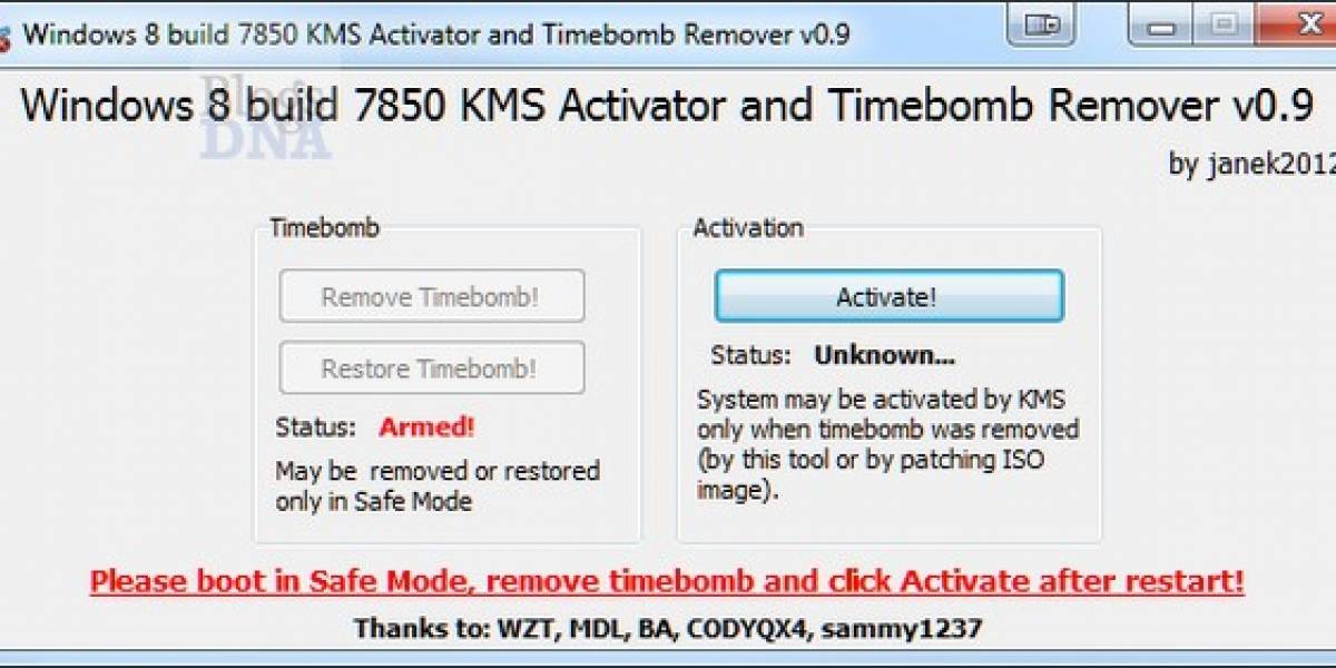 Ya se puede activar Windows 8 a la mala