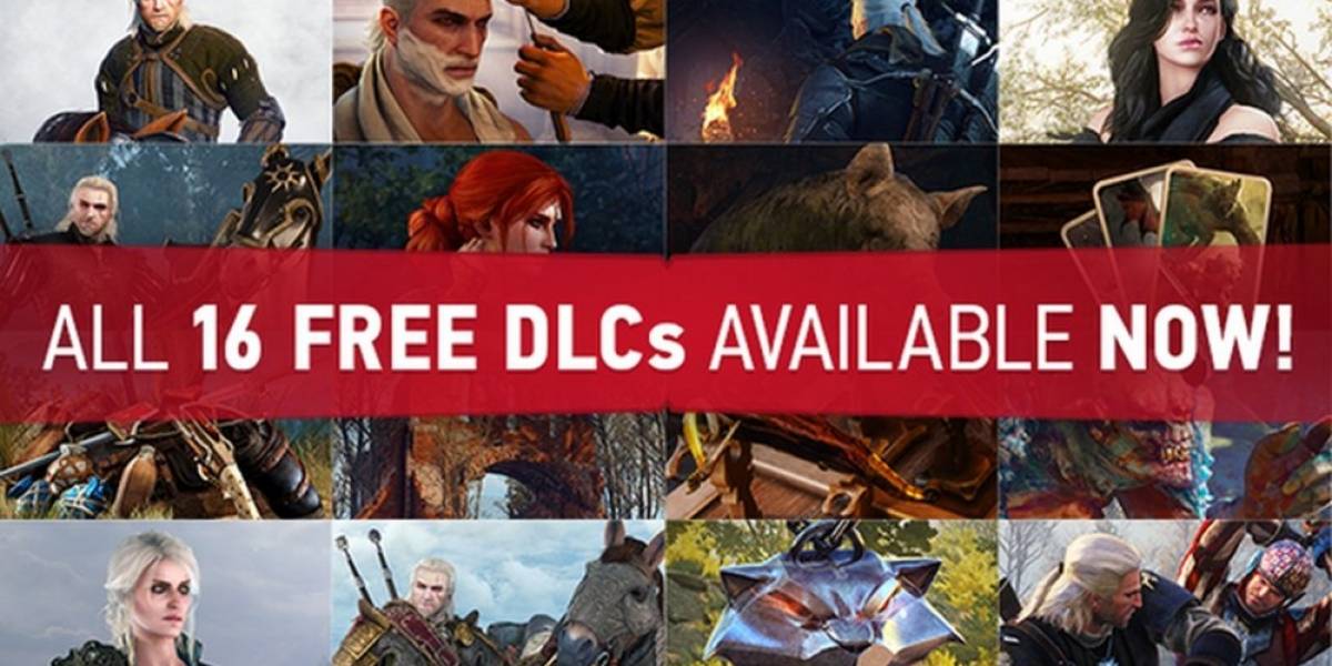 Ya están disponibles las 16 piezas de DLC gratuito para The Witcher 3