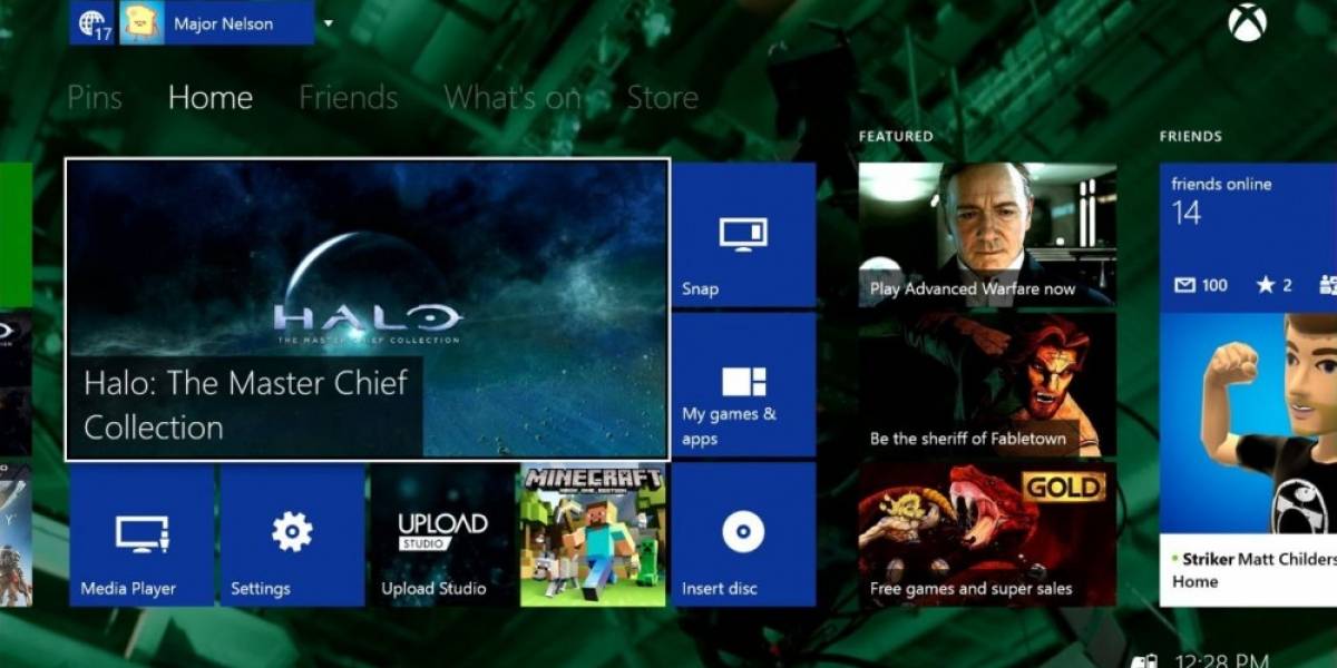 Ya está disponible la actualización de noviembre para Xbox One