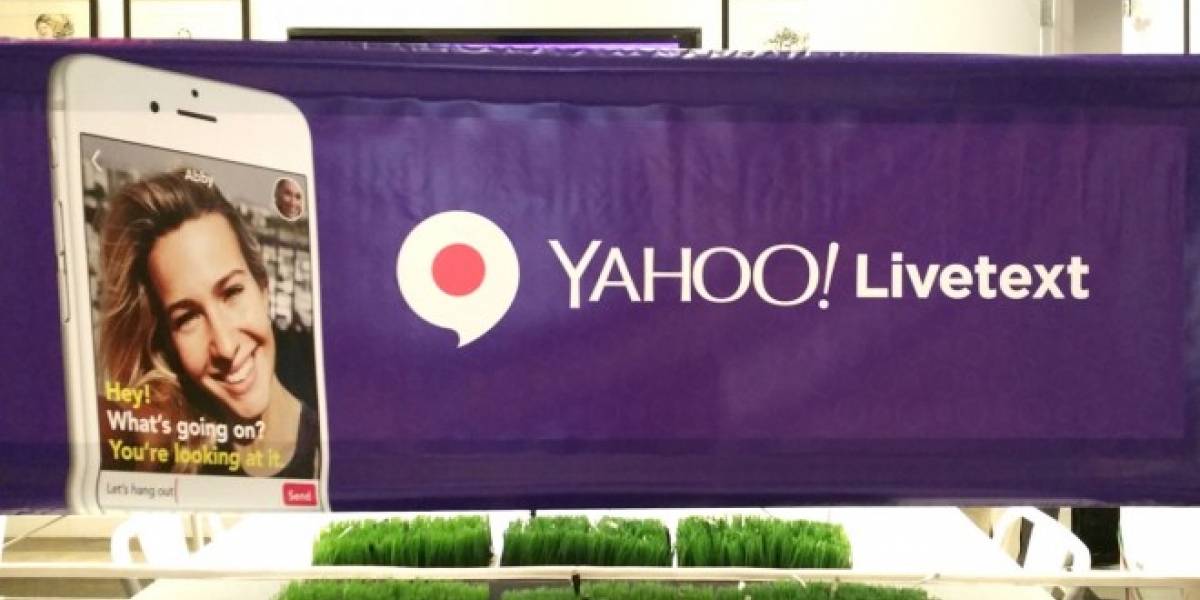 Yahoo LiveText quiere introducir texto mientras chateas en video en vivo