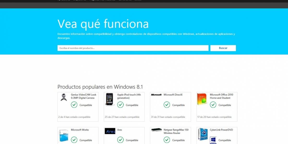Tendrás que verificar si tu hardware y software es compatible con Windows 8.1