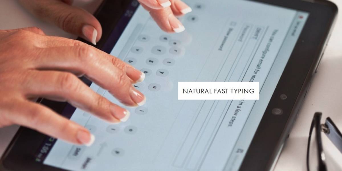 DRYFT: Digita en una tablet naturalmente como en un teclado físico