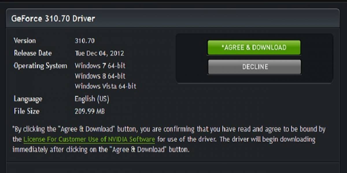 NVIDIA lanza sus controladores GeForce 310.70