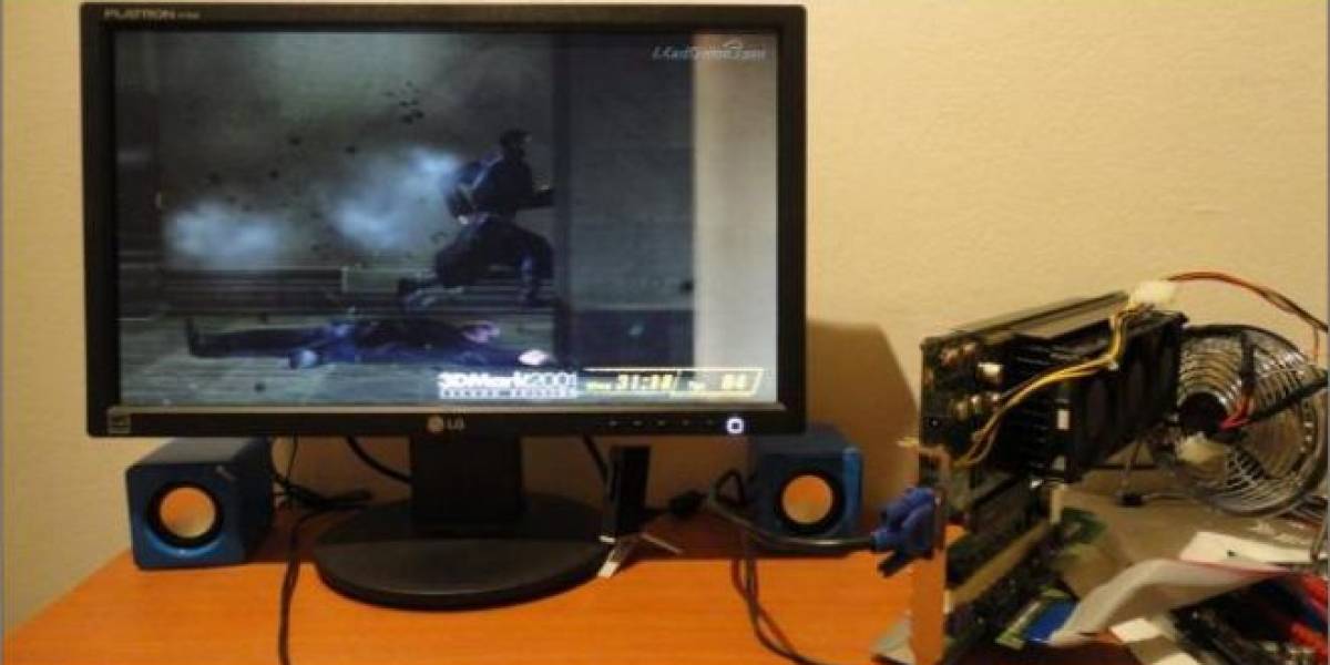 3dfx Voodoo 5 6000 overclockeada a 201MHz en un Core i7-2600K