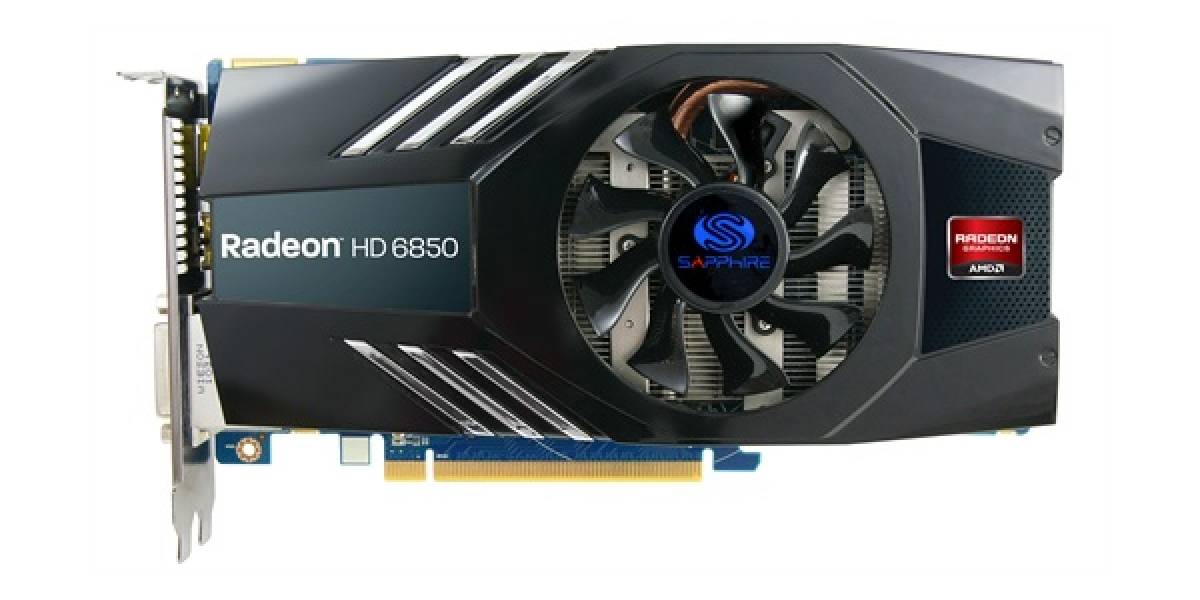 Sapphire lanza tarjeta de video Radeon HD 6850 2GB
