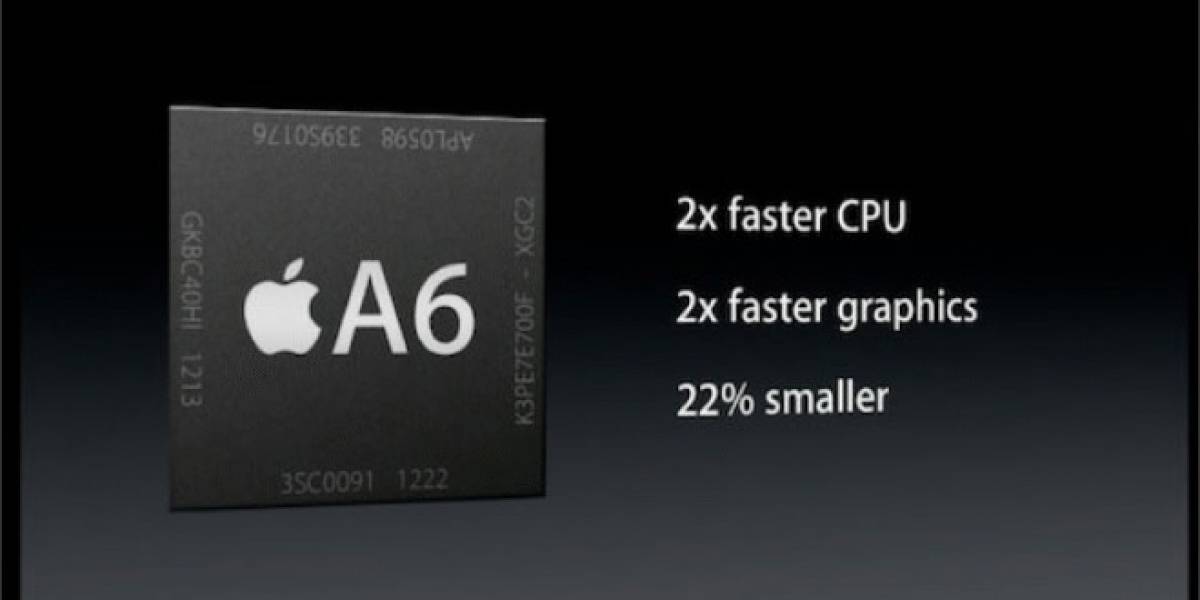 Más detalles del SoC Apple A6