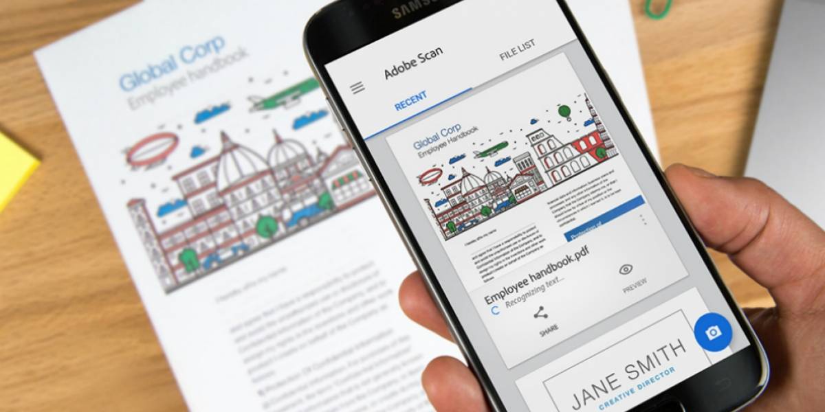 Adobe lanza aplicación para escanear documentos
