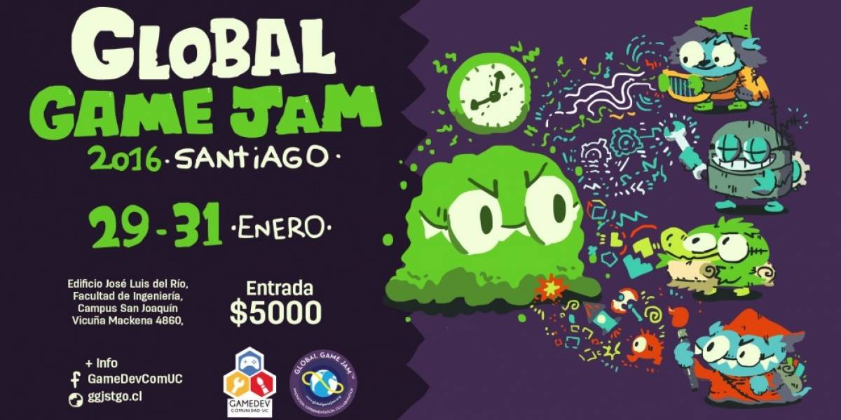 Global Game Jam Chile 2016 permitirá crear un juego en 48 horas