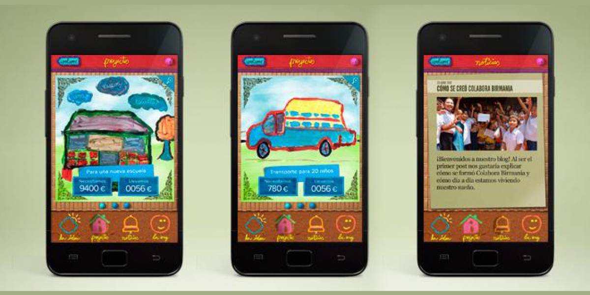 'Ahora te toca a ti': Una app con dibujos de niños que nunca han visto un móvil inteligente